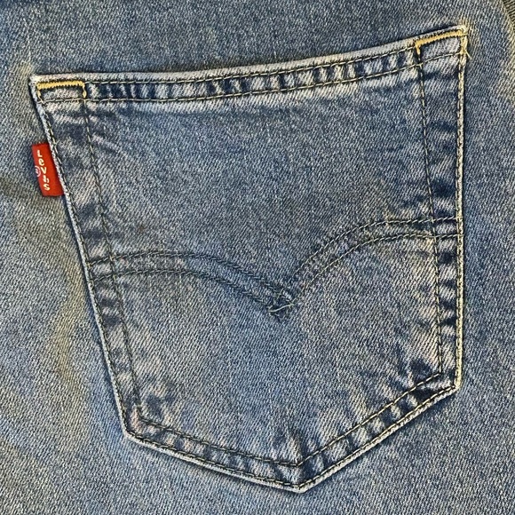 🌟HP🌟Levi’s 502 Taper Light Wash Denim Stretch Jeans 29 x 30 - Picture 4 of 11